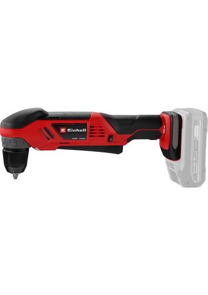 Akülü Açılı Vidalama TE-AD 18 Li-Solo Power X-Change (18 V, 45 Nm, 10 mm Hızlı Sıkma Mandren, LED Işık, Döndürülebilir Akü Yuvası, akü dahil değildir) - 4514290