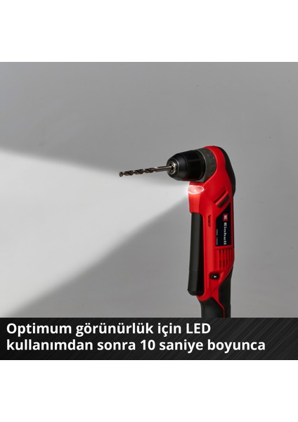 Akülü Açılı Vidalama TE-AD 18 Li-Solo Power X-Change (18 V, 45 Nm, 10 mm Hızlı Sıkma Mandren, LED Işık, Döndürülebilir Akü Yuvası, akü dahil değildir) - 4514290