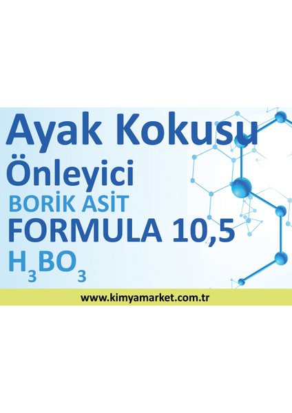 Ayak Kokusu Gideren Borik Asit 500 gr