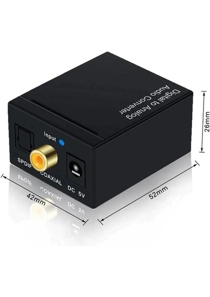 Dijital To Analog 3.5 mm Ses Tos Çevirici Dönüştürücü Adaptör 5057 fırsatları
