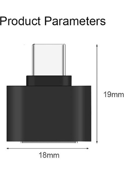 USB 3.1 Type C To USB 3.0 Otg Çevirici Dönüştürücü Adaptör 4963