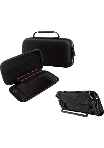 Nintendo Switch 2 Koruyucu Taşıma Çantası ve Şok Emici Komple Kılıf Seti