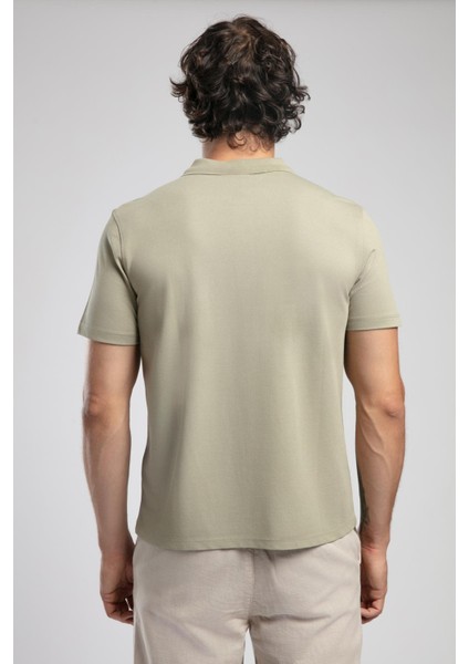 Resao Erkek Polo Yaka T-Shirt Haki modelleri