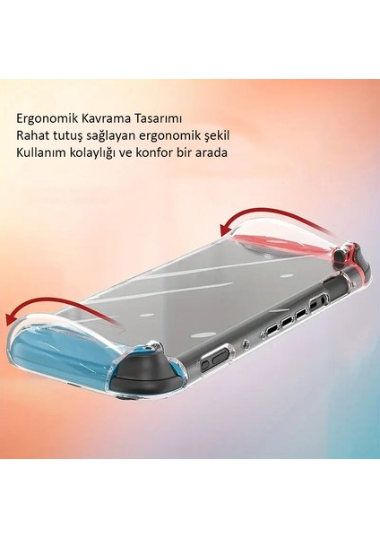 Nintendo Switch 2 Şok Emici Arka Kılıf modelleri