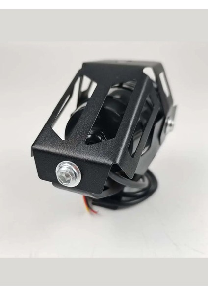 2 Adet Motosiklet Scooter Uyumlu Mercekli LED Sis Farı Projektör LED Lens 1 Çift