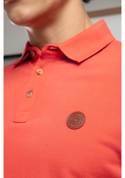Mules Erkek %100 Pamuk Polo Yaka T-Shirt Mercan fırsatları
