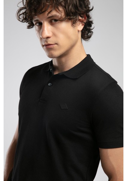Resao Erkek Polo Yaka T-Shirt Siyah modelleri