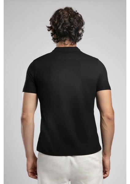 Resao Erkek Polo Yaka T-Shirt Siyah fırsatları