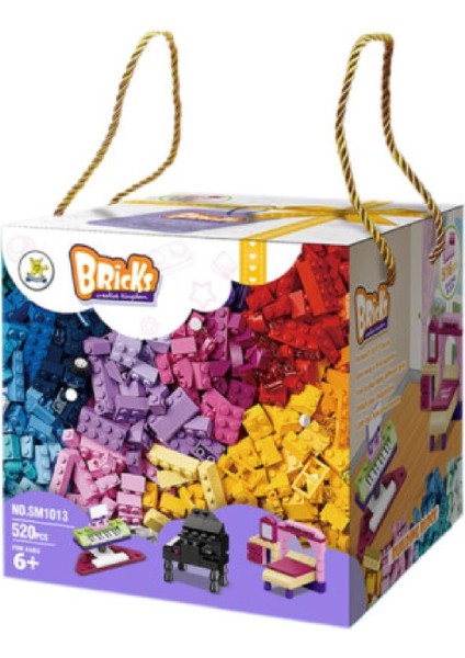 Bricks LEGO Karışık Set Eşyalar 520 Parça SM1013