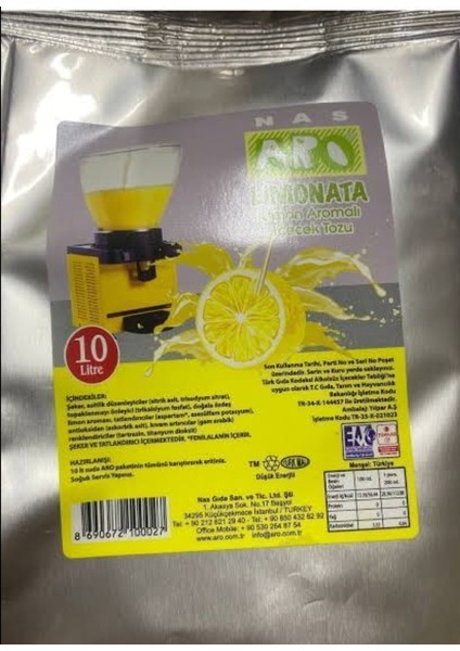 Limonata Aromalı Toz İçecek fırsatları