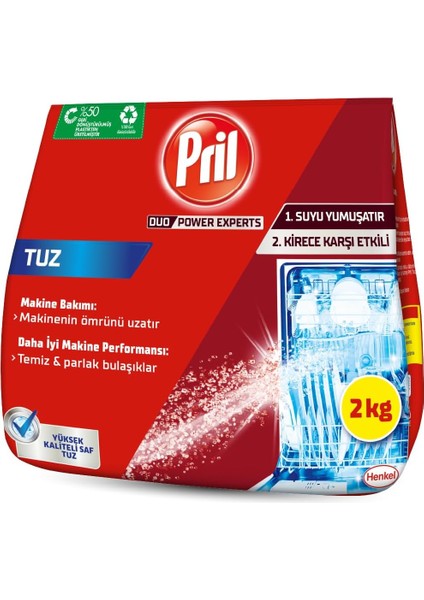 Kirece Karşı Etkili Bulaşık Makinesi Tuzu (2000 G)