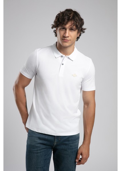 Resao Erkek Polo Yaka T-Shirt Beyaz fiyatları
