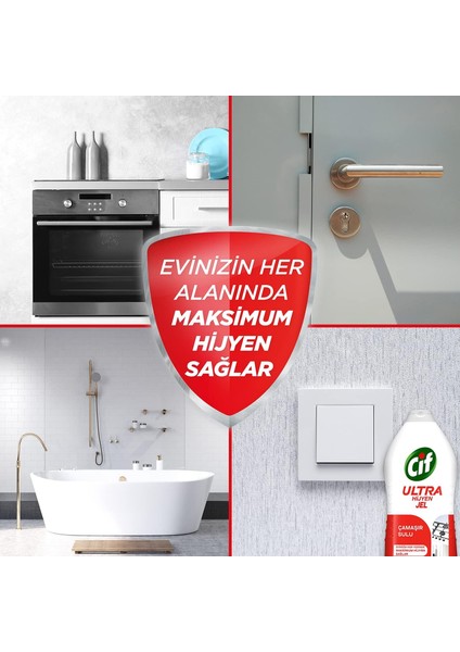 Ultra Hijyen Jel Yüzey Temizleyici Yağ Çözücü 1500 ml