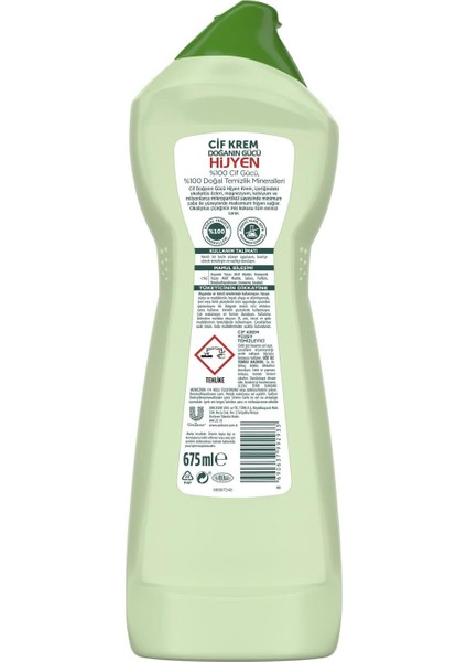 Krem Hijyen Yüzey Temizleyici 675 ml modelleri