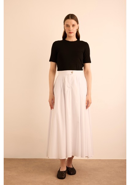 Cotton Evaze Etek