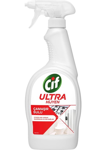 Ultra Hijyen Sprey Leke Çıkarıcı Yağ Çözücü 750 ml