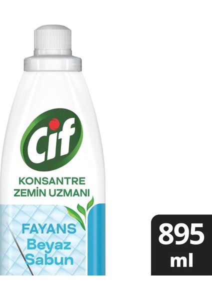 Beyaz Sabun Kokulu Fayans Temizleyicisi 895 ml
