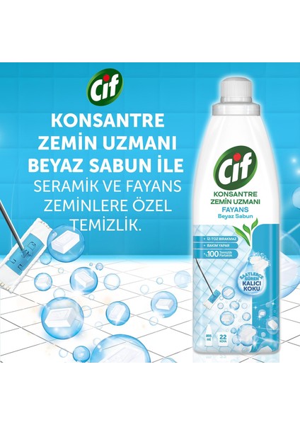 Beyaz Sabun Kokulu Fayans Temizleyicisi 895 ml