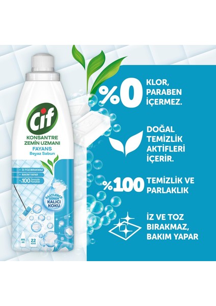 Beyaz Sabun Kokulu Fayans Temizleyicisi 895 ml