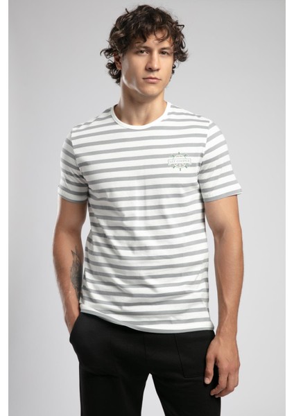 Eddy Erkek %100 Pamuk O Yaka T-Shirt Gri fiyatları