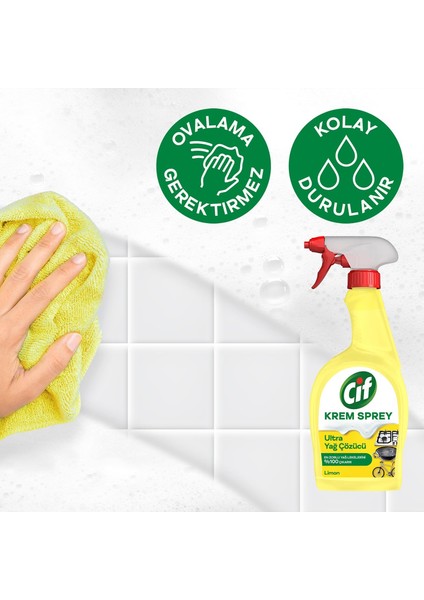 Sprey Ultra Yağ Çözücü Yüzey Temizleyici Limon 750 ml indirimleri