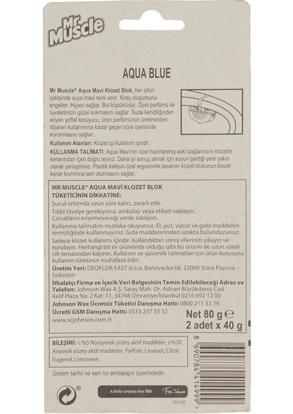 Aqua Blue 2'li Klozet Bloğu fiyatları