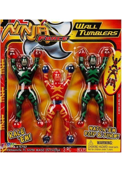 Kıızılkaya Ninja Force Camda Takla Atan Ninjalar 3 Lü