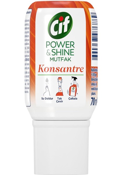 Konsantre Mutfak Leke Çıkarıcı Yağ Çözücü 70 ml