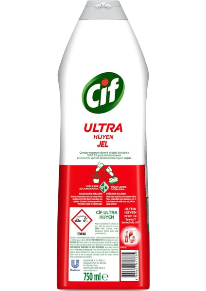 Ultra Hijyen Jel Leke Çıkarıcı Yağ Çözücü 750 ml modelleri