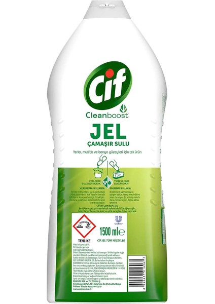 Jel Yüzey Temizleyici Tüm Yüzeyler Bahar Ferahlığı 1500 ml