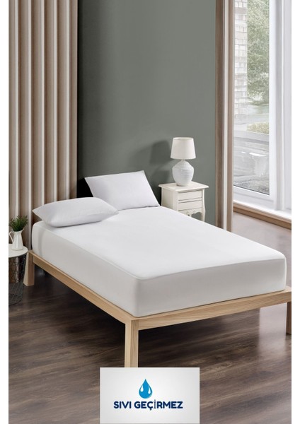 Alez Full Kenar Mikro Fitted Sıvı Geçirmez Sessiz Çift Kişilik-Tek Kişilik-Bebek Yatak Koruyucu Alez