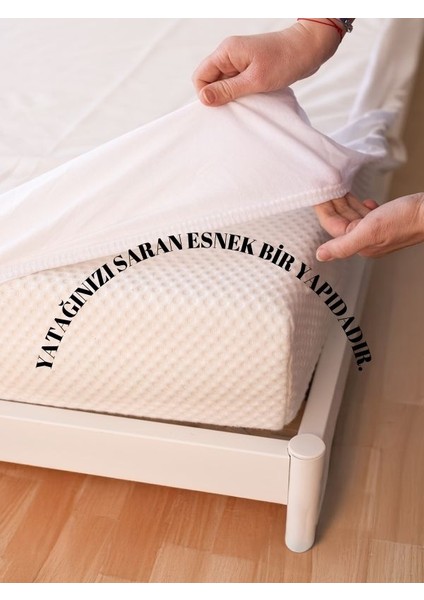 Alez Full Kenar Mikro Fitted Sıvı Geçirmez Sessiz Çift Kişilik-Tek Kişilik-Bebek Yatak Koruyucu Alez
