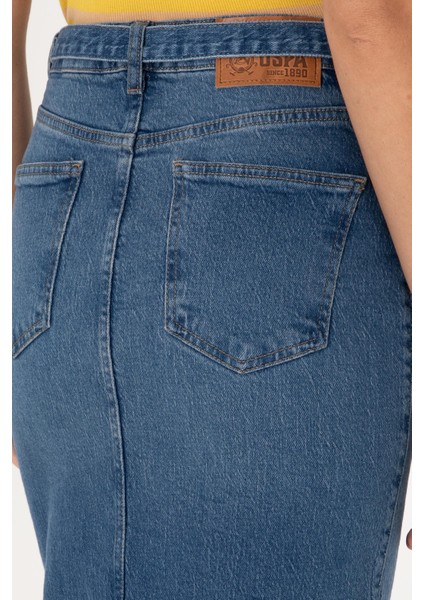 Kadın Mavi Etek (Jean) 50301068-DN0022
