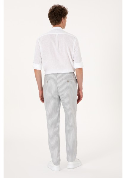 Erkek Açık Gri Pantolon (Kanvas-Chino) 50300012-VR001 fırsatları