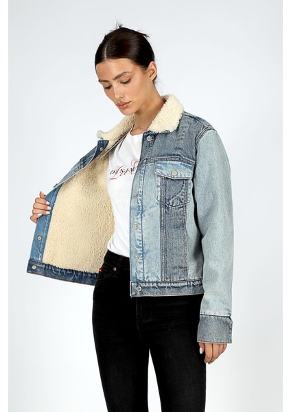 Valery Kadın %100 Pamuk Jean Ceket fiyatları