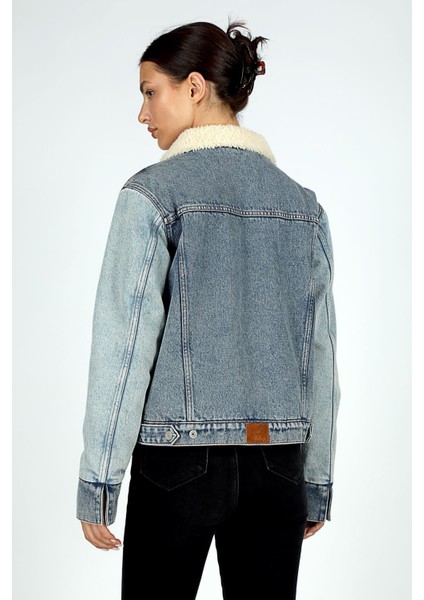 Valery Kadın %100 Pamuk Jean Ceket fırsatları