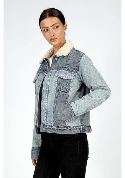 Valery Kadın %100 Pamuk Jean Ceket indirimleri