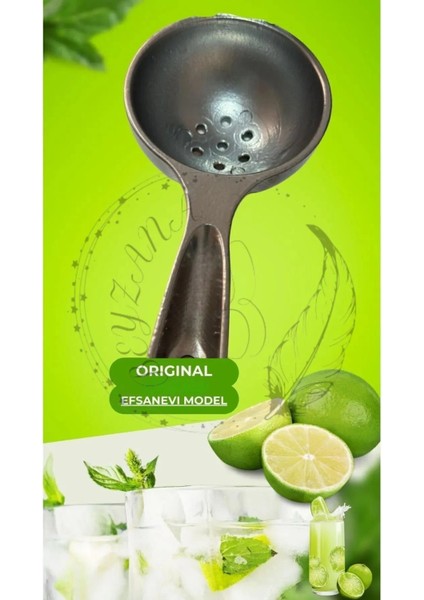 Gerçek Döküm Narenciye Limon Sıkacağı Siyah