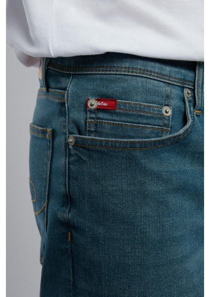 Jagger Normal Bel Dar Kesim Düz Paça Mavi Erkek Jean Pantolon indirimleri