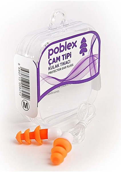 Asfstore Poblex Çam Tipi Kulak Tıkacı - Medium