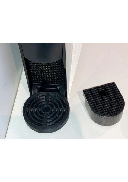 Mini Uyumlu Geniş Büyük Kupa Fincan Altlık Damlalık Tepsi Aparat Stand Kapsül