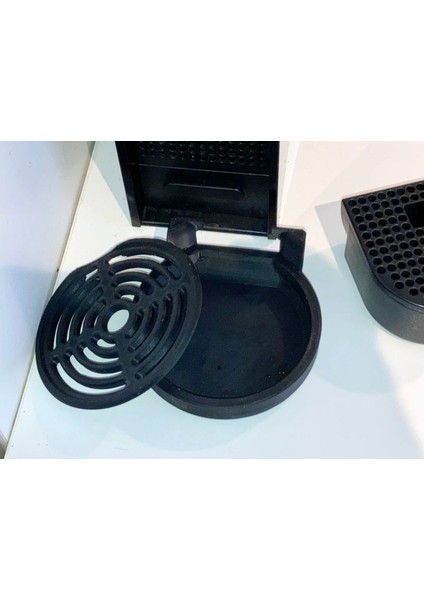 Mini Uyumlu Geniş Büyük Kupa Fincan Altlık Damlalık Tepsi Aparat Stand Kapsül fiyatları