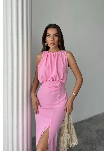 Elbise - Pembe
