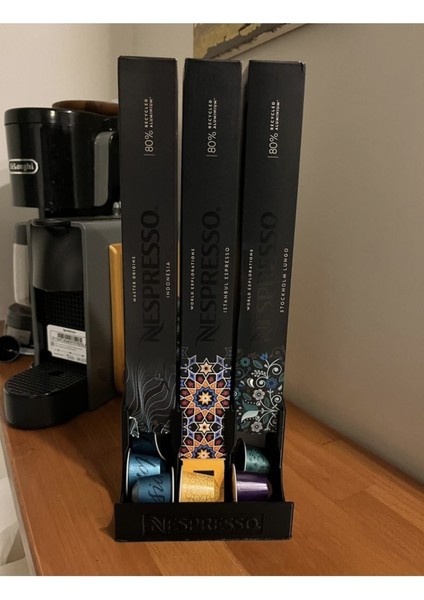 Nespresso ve Starbucks Uyumlu Kapsül Kahve Standı Kutuları Rahatlıkla Uyum Sağlamaktadır fiyatları