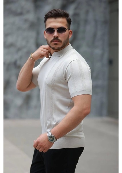 Erkek Hemşire Yaka Kısa Kollu Tişört