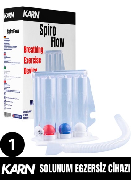 Spiroflow Solunum Egzersiz Cihazı