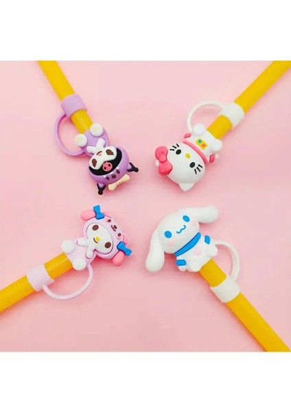 Sanrio Kuromi My Melody Cinnamoroll Pipet Tıpası Quencher Pipet Tıpası Kuromi Pipet Tıpası