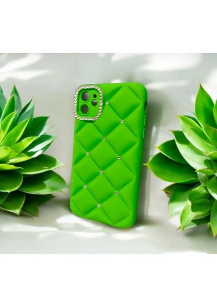Iphone 11 Taşlı Kabartmalı Puf Kılıf fiyatları