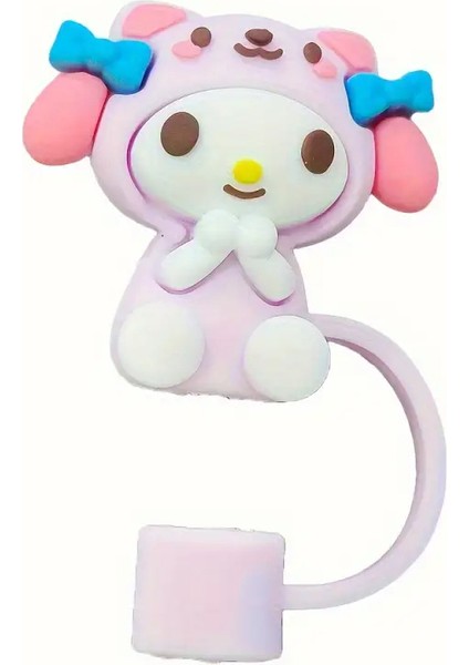 Sanrio Kuromi My Melody Cinnamoroll Pipet Tıpası Quencher Pipet Tıpası Kuromi Pipet Tıpası