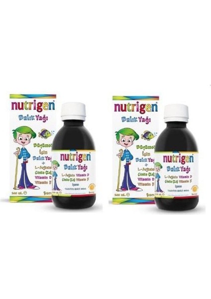 Nutrigen Balık Yağı Şurubu 200 ml 2 Adet